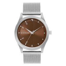 Giordano Men Analog Metal Strap 3 Hands Mechanism Wrist Watch - Brown (GZ-50110-33) (M)