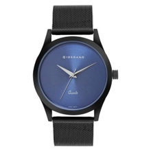 Giordano Men Analog Metal Strap 3 Hands Mechanism Wrist Watch - Blue (GZ-50111-44) (M)