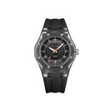 Daniel Hechter Men Silicone Black Dial Analog Watch - DHM1006 (M)
