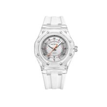 Daniel Hechter Men Silicone White Dial Analog Watch - DHM1006 (M)