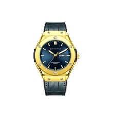 Giordano Men Day-Date Function and Quartz Movement Blue Dial Round Analog Watch - GZ-50142 (M)
