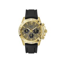 Guess Majestic Black Round Dial Analog Men Watch - Gw0909G2 (M)
