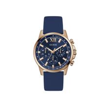Guess Walker Blue Round Dial Analog Men Watch - Gw0913G1 (M)