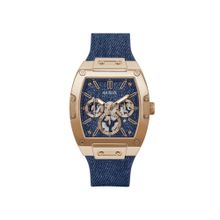 Guess Men Phoenix Blue Rectangular Dial Analog Watch - GW0786G2 (M)