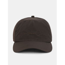 Jack & Jones Dark Brown Embroidered Text Cap
