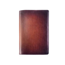 Lapis Bard A5-Size Leather Notebook Jacket - Cognac