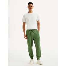 Levi's Green Solid Joggers