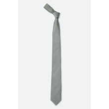 Louis Philippe Men Grey Solid Tie