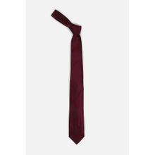 Louis Philippe Men Textured Maroon Tie
