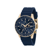 Maserati Sport Chronograph Date Small Seconds Analog Dial Colour Blue Men Watch - R8871640004