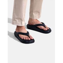 Neeman's Unisex Black Solid Cushers Flipflops