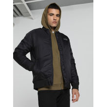 Puma Slim Fit Puffer Men Black Jacket