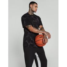 Puma Unisex Hoops X Lafrance Written In Chrome Marble Relaxed Fit Basketball T-Shirt
