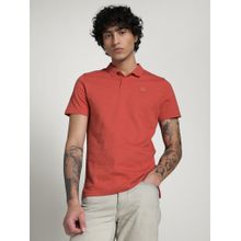 Puma Red Men's Premium Essential Jacquard Polo T-shirt
