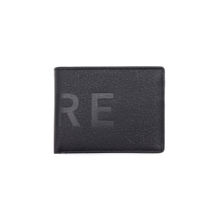 Rare Rabbit Camp Black Leather Wallet