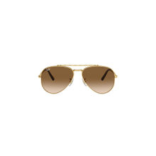 Ray-Ban Aviator Sunglasses With Gold Frame In Brown Lens - 0Rb3625 (6.2)