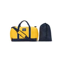 Tommy Hilfiger Garret Unisex Polyester Gym Bag Duffel - Yellow+Navy (Set of 2)