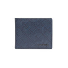 Tommy Hilfiger Men Leather Global Coin Wallet - Navy Blue