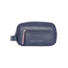 Tommy Hilfiger Unisex Grayling Polyester Toiletry Travel Pouch - Navy Blue