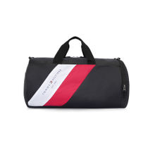 Tommy Hilfiger Unisex Totowa Black Duffel Gym Bag