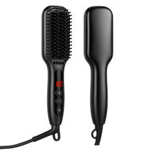 Kayanara Hair Straightener Brush, Fast-Heating Ceramic Straightening Comb