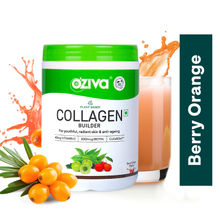 Oziva Vegan Collagen with Biotin & Vitamin C For Brighter & Youthful Skin - Berry Orange