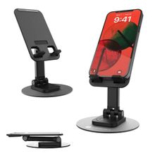 Portronics Mobot II Mobile Holding Stand with Multiple Adjustment Angles (Black)
