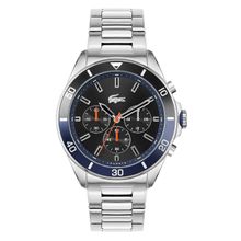 Lacoste Watches Tiebreaker 2011155 Chronograph Black Dial Watch For Men