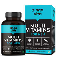 Zingavita Multivitamin Tablets For Men - Helps Enhance Energy, Stamina, Immunity And Vitality
