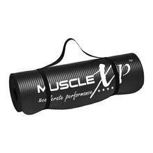 MuscleXP Yoga Mat (10 Mm) Extra Thick Nbr Material For Men And Women - Black
