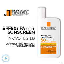 La Roche-Posay Anthelios UVMUNE400 Invisible Fluid SPF50+ Ultra-light Sunscreen for Sensitive Skin