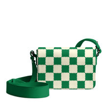 DailyObjects Green Checkerboard Sol Box Shoulder Bag