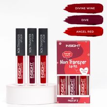 Insight Cosmetics Non Transfer Lip Kit - Pack Of 3 - Reds