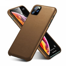 VAKU Tuxedo Leather Case For Apple Iphone 11 Pro - Saddle Brown