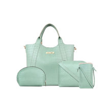 Legal Bribe Crock Style HandHeld Bag Combo Of 4 Green