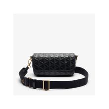 Lacoste Black Maheki Monogram Sling Bag