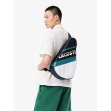 Lacoste Black Brewen Racket Bag with Strap