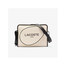 Lacoste Beige Heritage Canvas Sling Bag