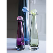 Dartington Elgin Olive Green Medium Bottle Vase