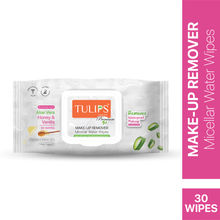 Tulips Premium Waterproof Makeup Remover Micellar Water Wipes