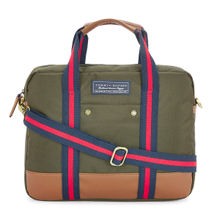 Tommy Hilfiger Franklin Professional Plus Laptop Business Case Bag Olive (8903496164572)