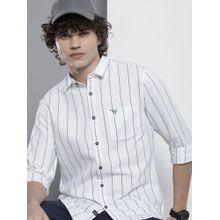 The Indian Garage Co Men's Regular Fit Striped Casual Shirt