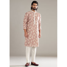 KALKI FASHION Powder Pink Kurta with Pant