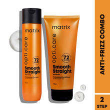Matrix Opti.Care 2-Step Professional Regime, Up To 4 Days Frizz Control, Shampoo + Conditioner