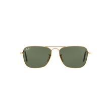 Ray-Ban 0RB3136I Green Caravan Square Sunglasses (58 mm)