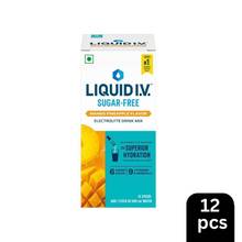 Liquid I.V. Mango Pineapple Sugar Free Electrolyte Drink Mix - Pack Of 12