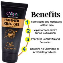 Vigini Hammer King Lubricant Massage Delay Cream Gel Sex Men