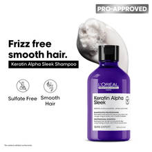 L'Oreal Professionnel Keratin Alpha Sleek Shampoo, Frizz Control and Smoothness for frizzy hair