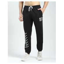 Rock.it Men Black Printed Regular Fit Jogger