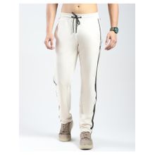 Rock.it Men Beige Solid Regular Fit Lower Track Pant